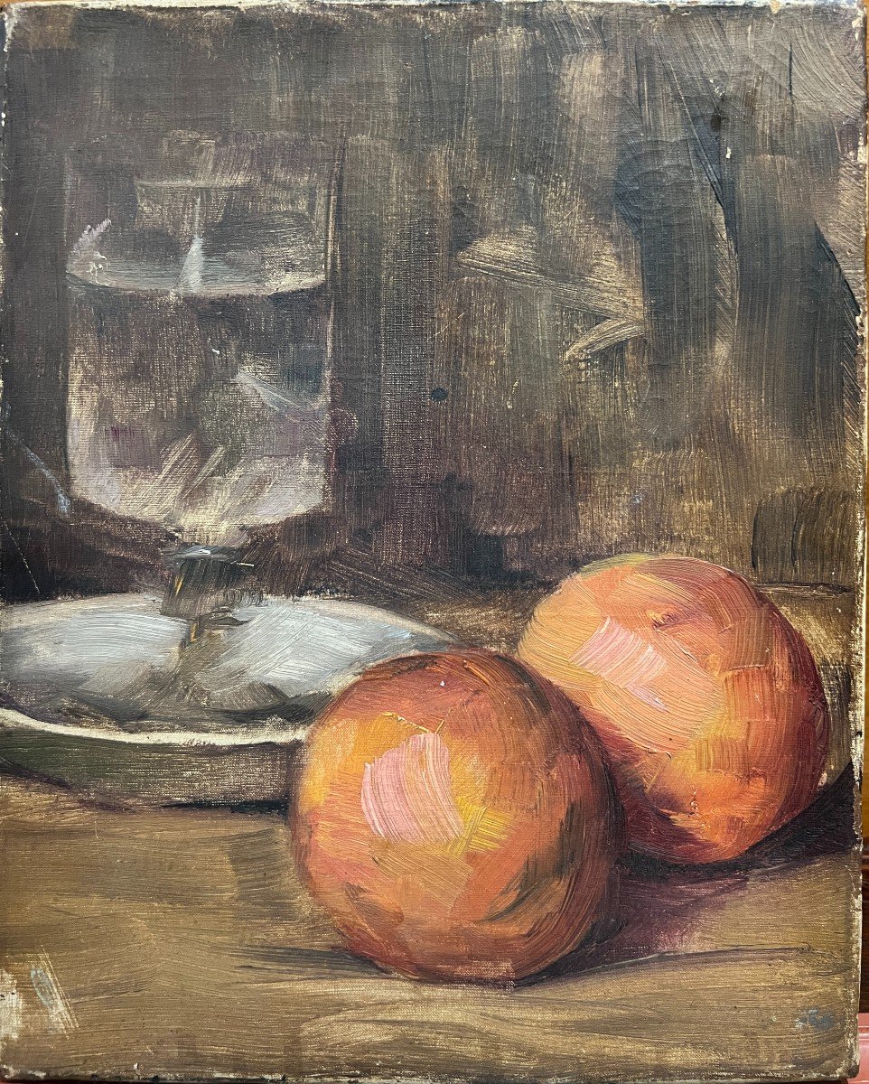 French Impressionist School - Still Life With Fruits, Circa 1890