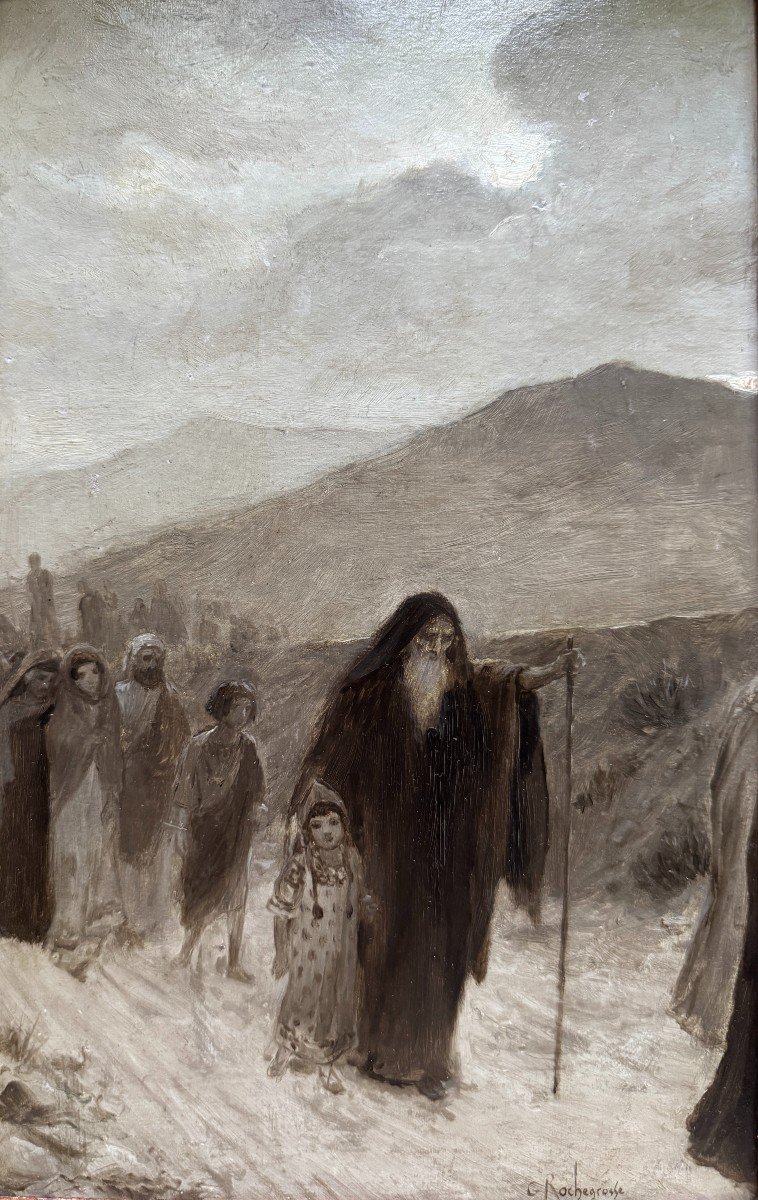 Georges-antoine Rochegrosse (1859-1938) The Exodus - Exodus From Egypt-photo-2