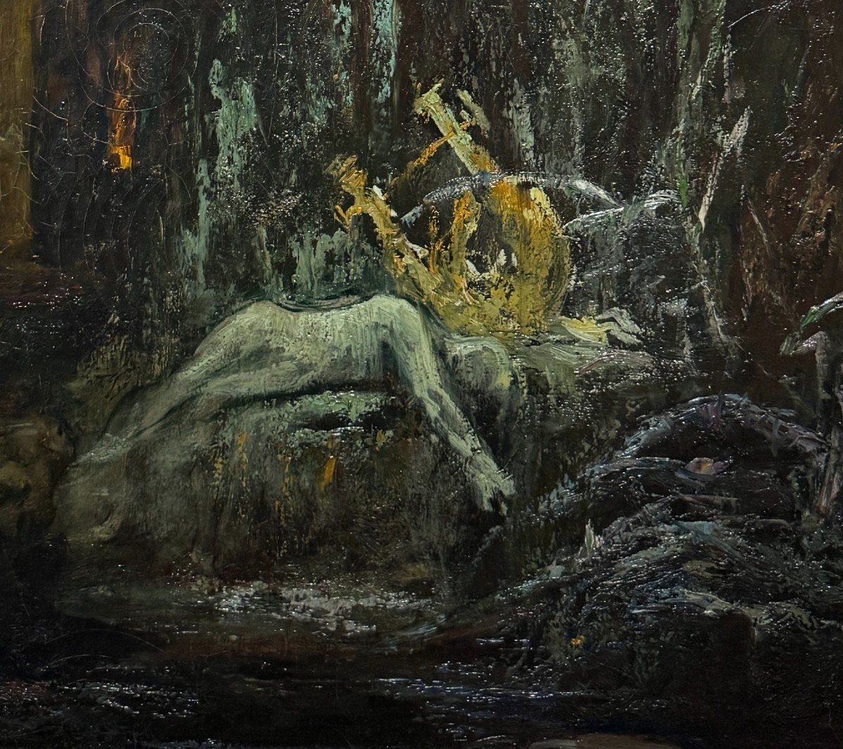 Pierre-amédée Marcel-béronneau (1869-1937) - The Death Of Orpheus, Circa 1900-photo-3