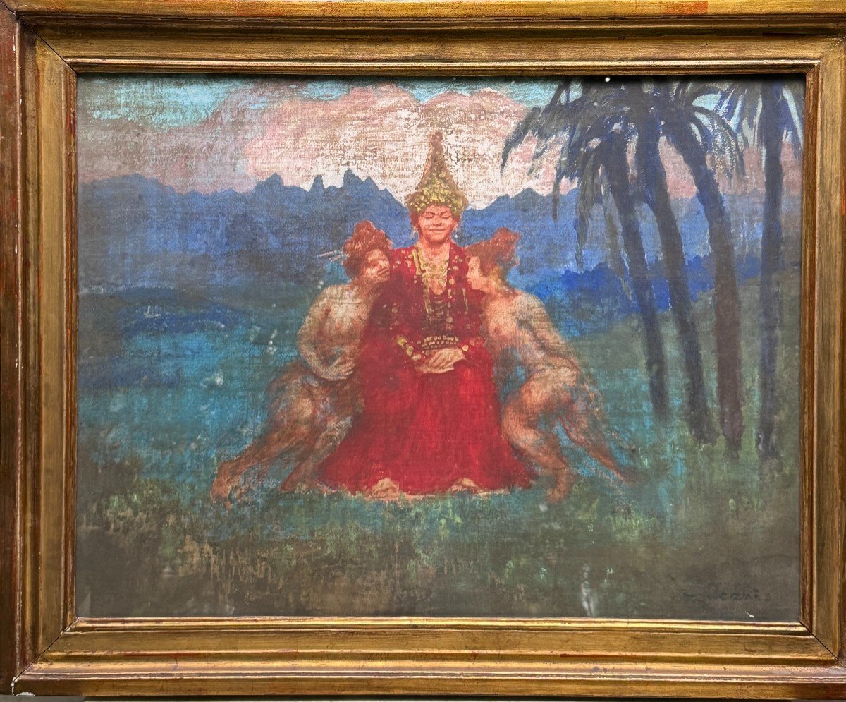 Sigismond Jeanès (1863-1939) Divinities, Around 1910