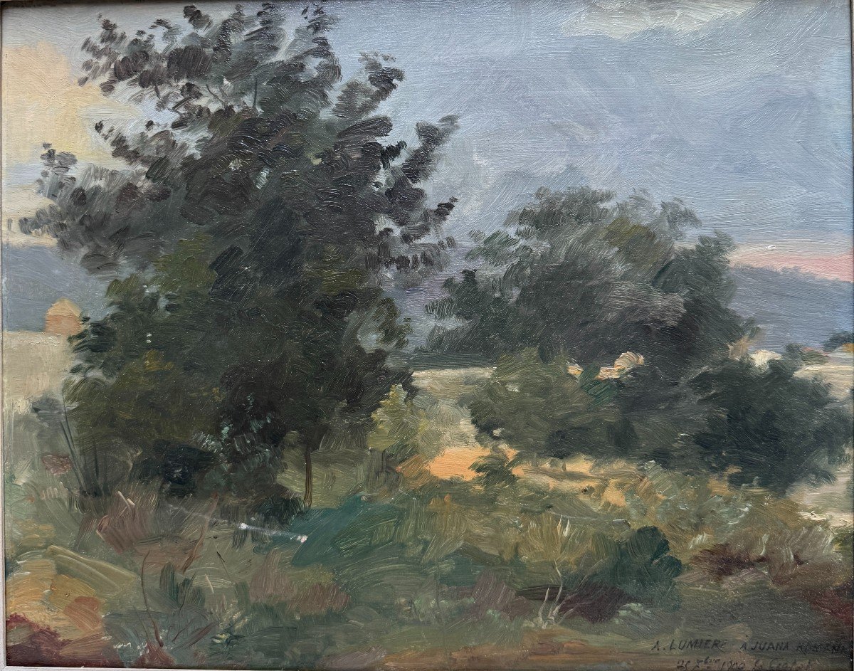 Auguste Lumière (1840-1911) - Paysage De La Ciotat, Juana Romani -photo-2