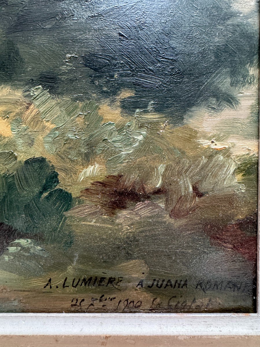 Auguste Lumière (1840-1911) - Paysage De La Ciotat, Juana Romani -photo-3