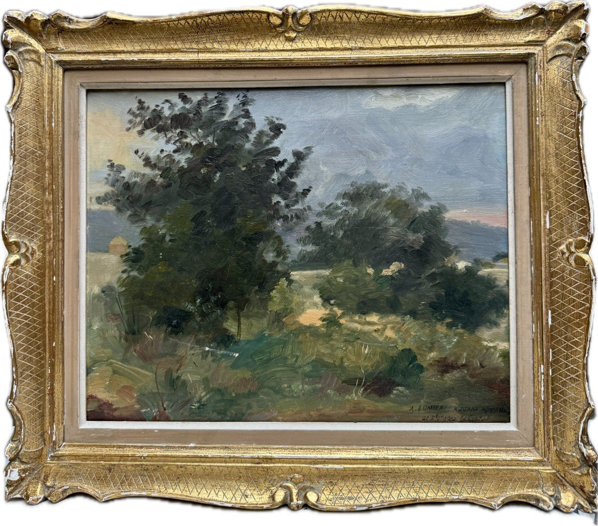 Auguste Lumière (1840-1911) - Paysage De La Ciotat, Juana Romani 