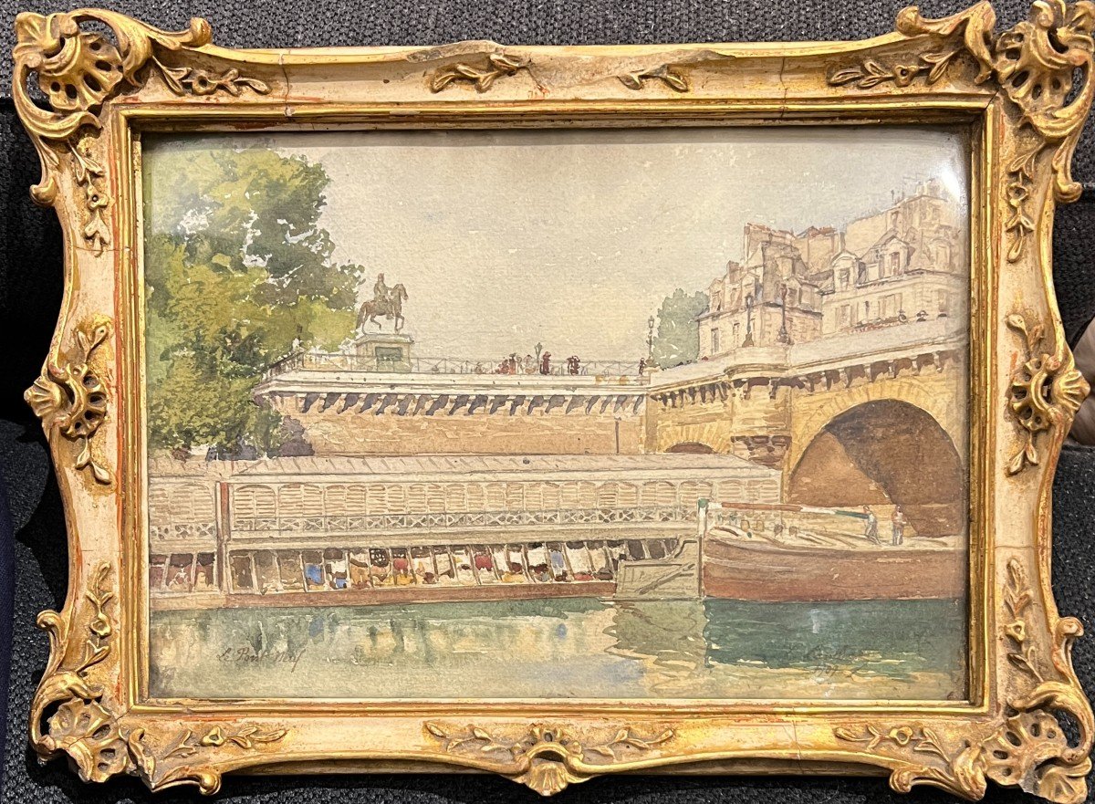 Léon Lambert - Paris, Le Pont Neuf - 1909-photo-2