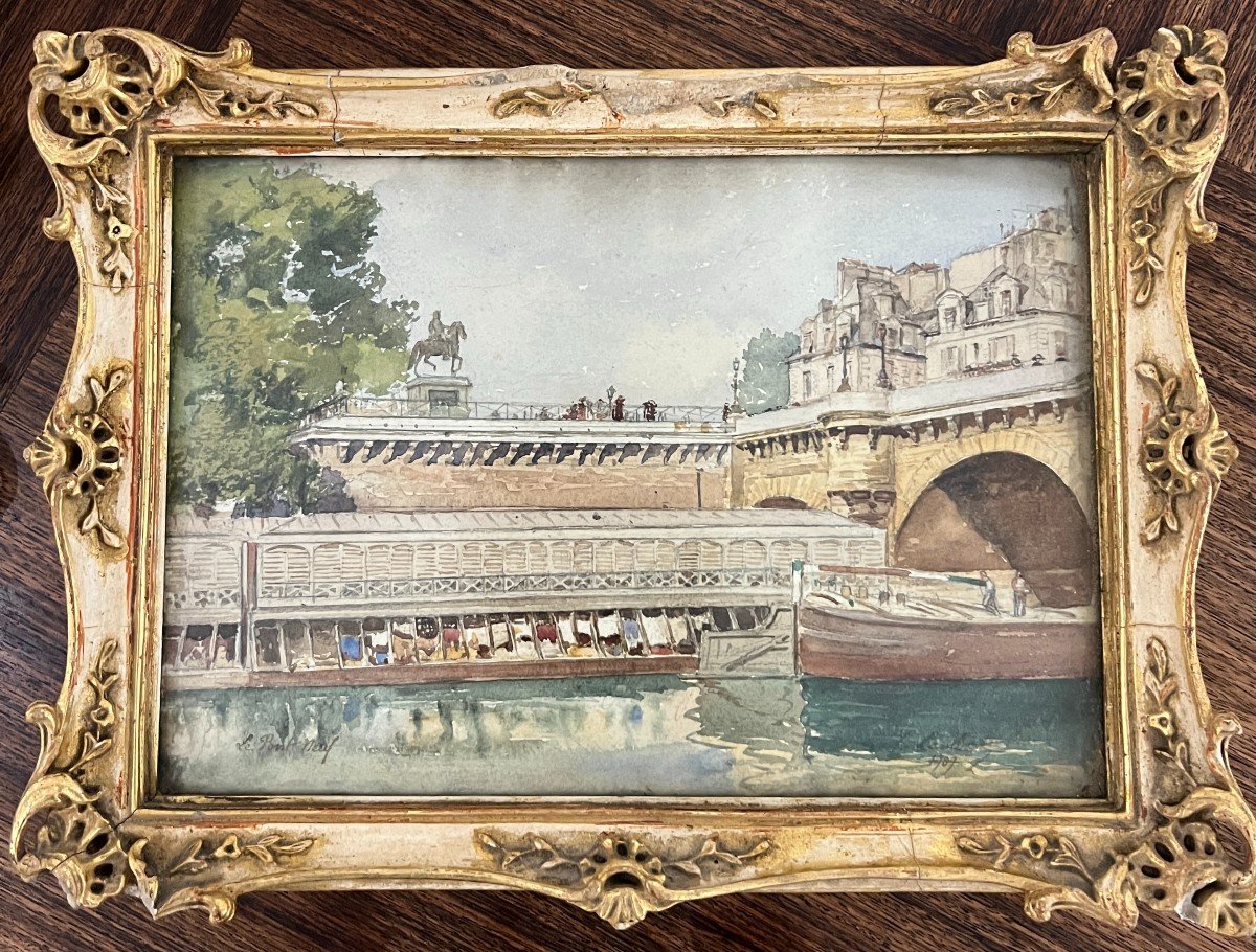 Léon Lambert - Paris,  Le Pont Neuf - 1909