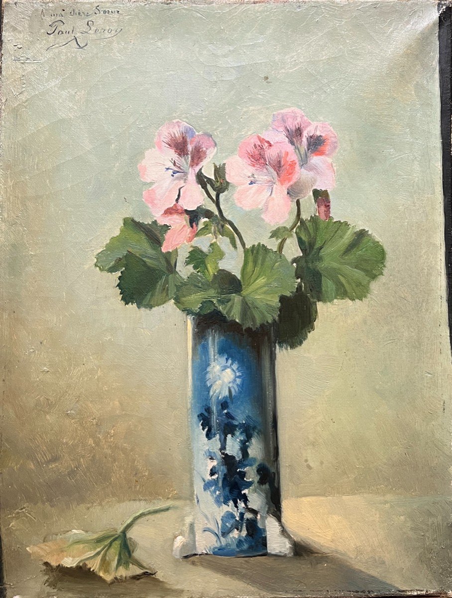 Paul Alexandre Leroy (1860-1942) - Still Life With Flowers, Circa 1890