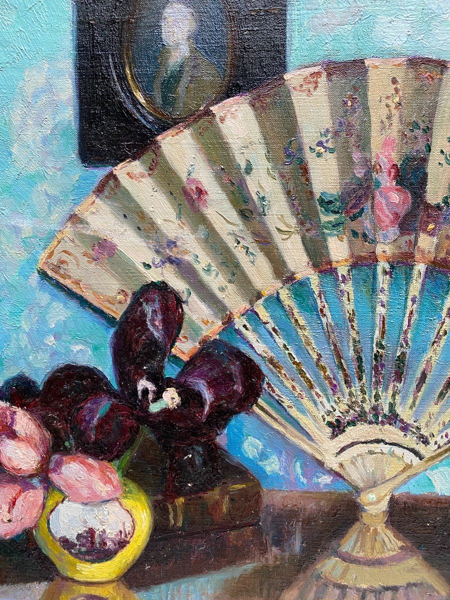 Georges Kugelmann Benda (1883-1954) - The Old Fan, Circa 1910-photo-2