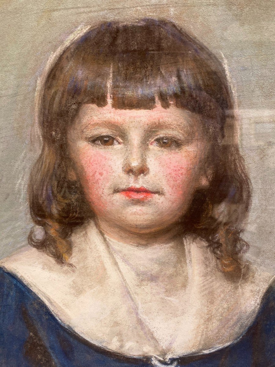 Jules-alexandre Grün (1868-1938) Portrait Of Petit Robert, 1897-photo-1