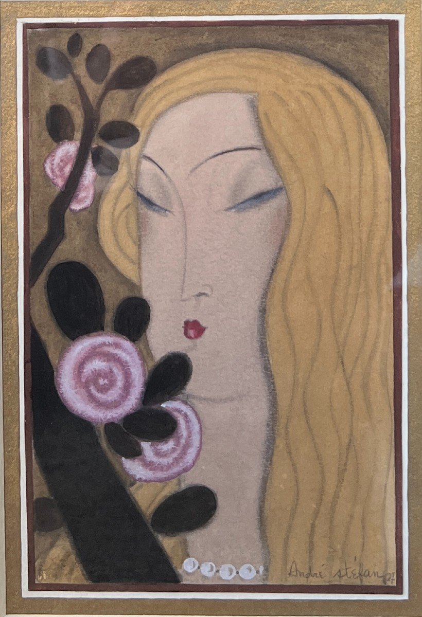 André Giesecke (1887-1975) Said André Stéfan - Elegant Art Deco, 1927