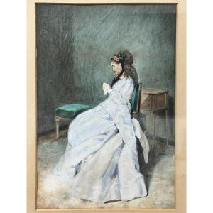 Henri René Gaume (1834) - Elegant At Work, Circa 1868