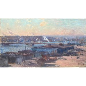 Eugène Clary (1856-1929) - The Port Of Rouen, Circa 1900