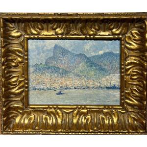 Gabriel Biessy (1854-1935) Rio De Janeiro, Brazil - Guanabara Bay, 1912