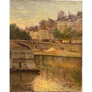 Léon Ballin (XIX-XX) - Paris, Le Pont Neuf, Circa 1900