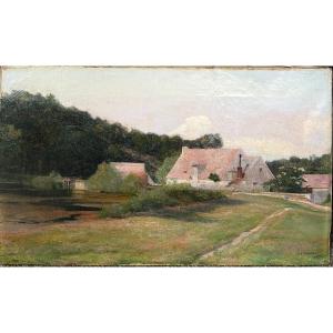 Louis Auguste Girardot (1856-1933) - Paysage Champêtre, 1896