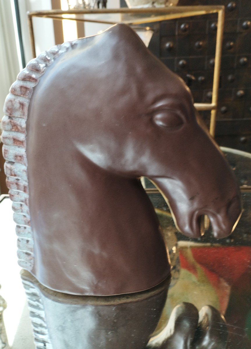 Ceramic Horse Head Colette Gueden?-photo-2