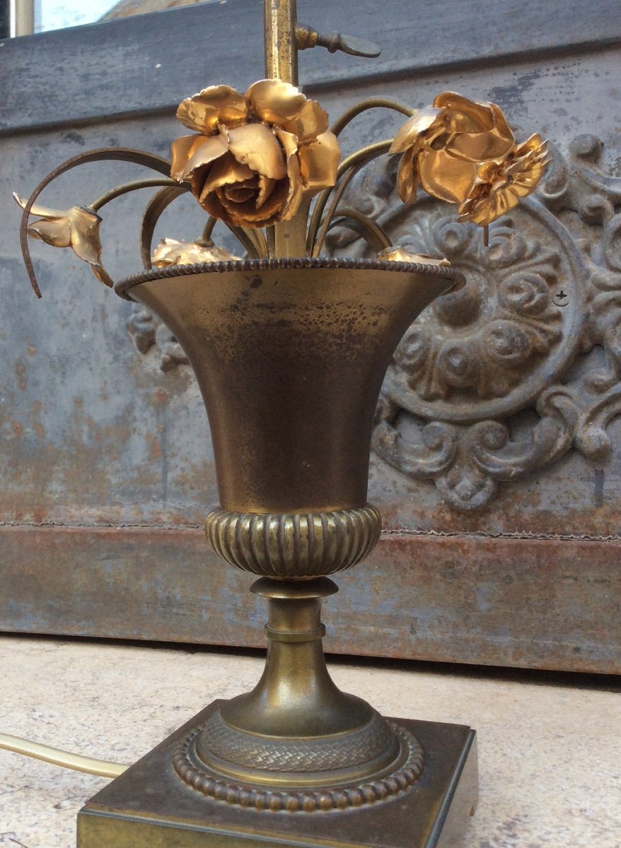 Patinated Bronze Lamp -photo-4