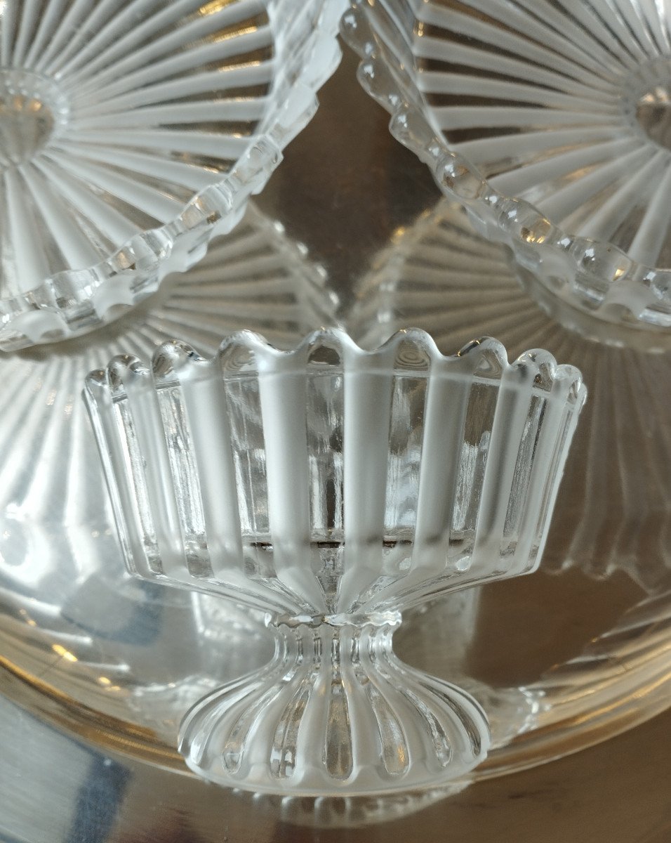 3 Baccarat Crystal Displays Or Fruit Bowls-photo-3