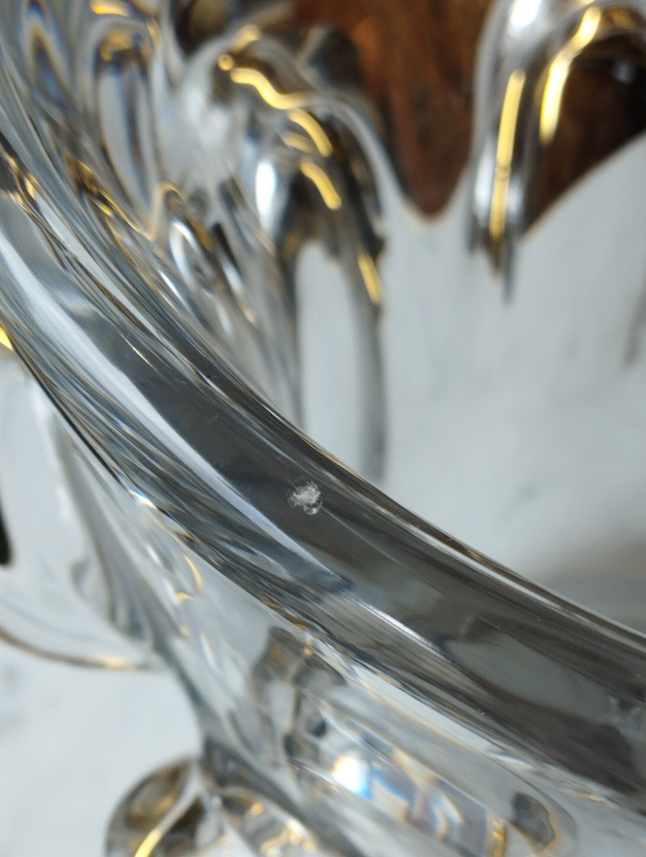  Vase Cristal  Val Saint Lambert design Guido Bon 1950 -1959-photo-4