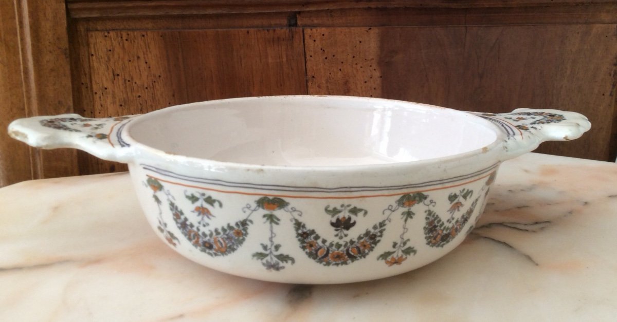 Eighteenth Moustiers Earthenware Bowl