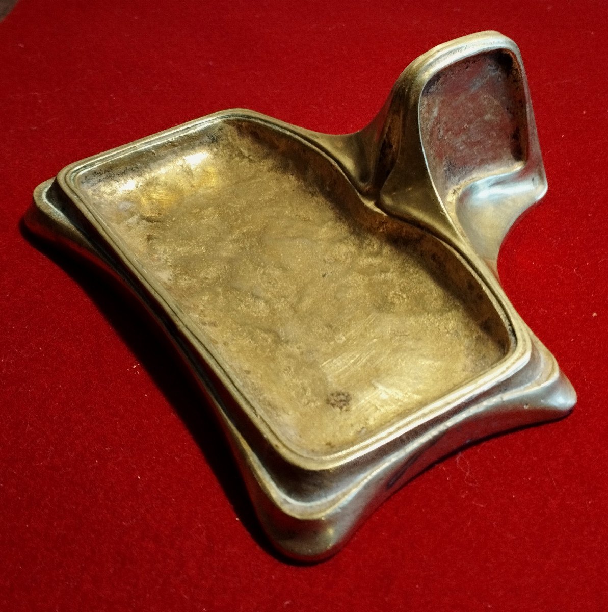 Art Nouveau Bronze Pocket Tray-photo-2