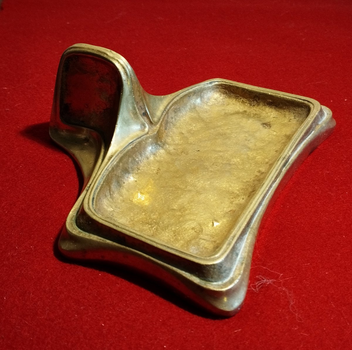 Art Nouveau Bronze Pocket Tray-photo-3