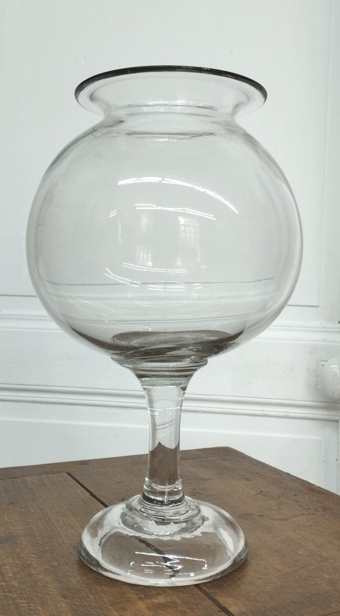 Old Glass Leech Jar XIX-photo-3