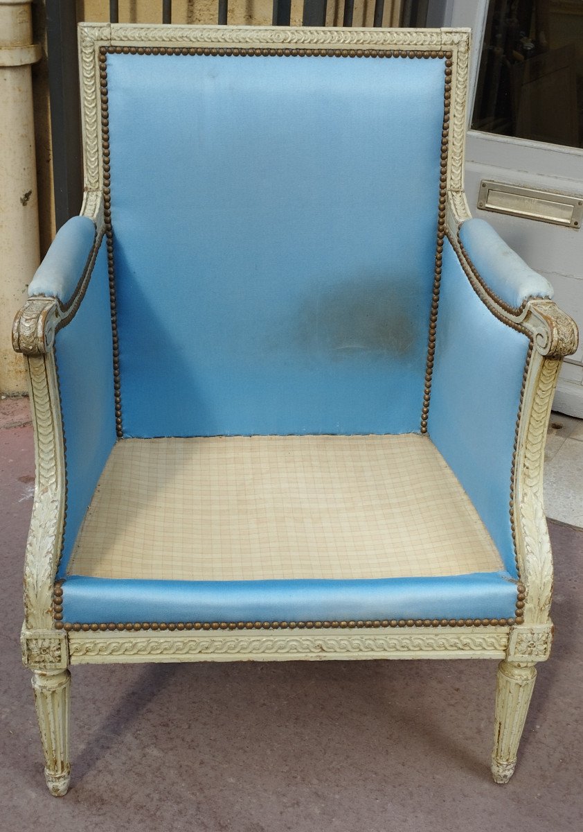 G . Jacob  Fauteuil Marquise XVIII ème-photo-2