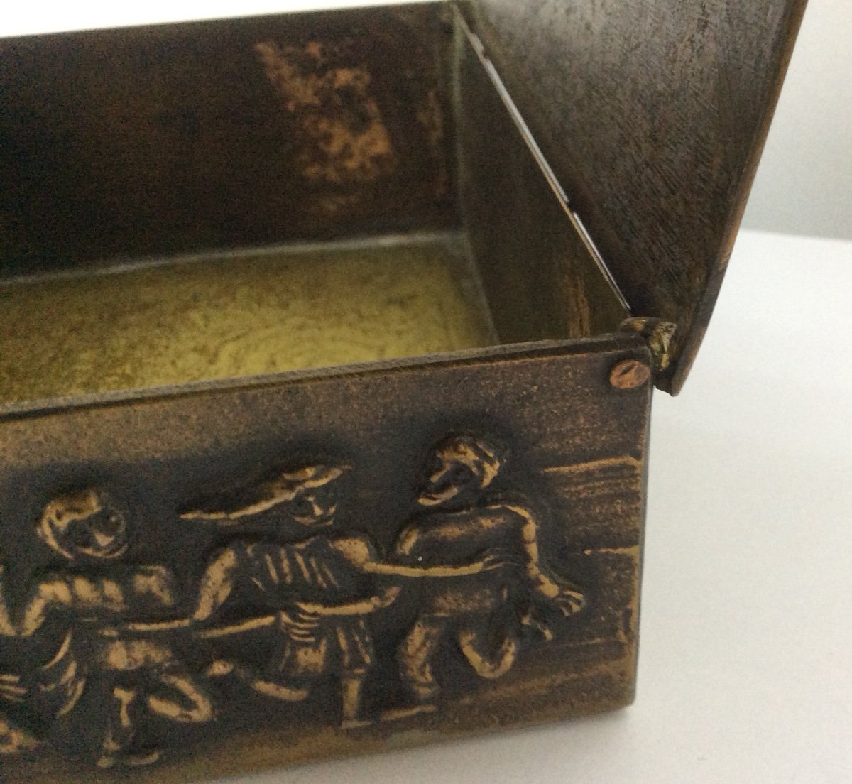 Bronze Box By Jajesnica Robert 20th Century-photo-6