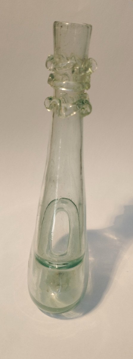 Baby Bottle Style In 18th Century Blown Glass-photo-2