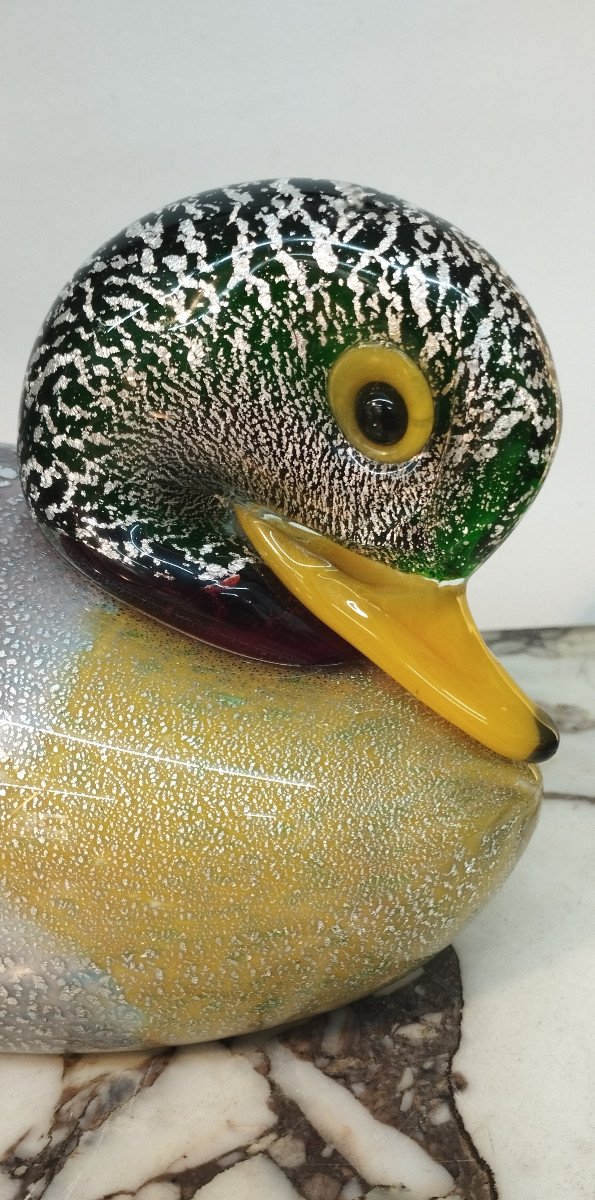 Murano Sculpture Canard 1960-photo-2