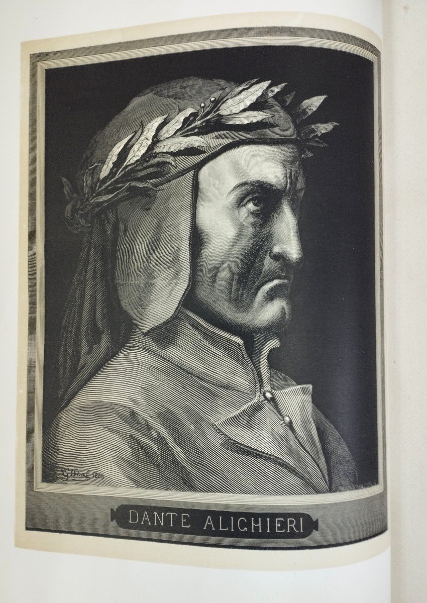 Dante / Gustave Doré "hell...paradise" 2 Volumes Hachette 1872-photo-4