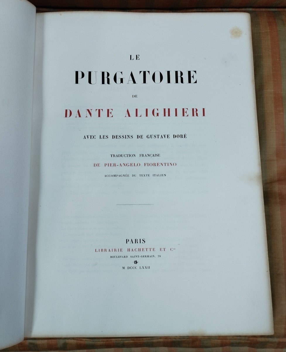 Dante / Gustave Doré "hell...paradise" 2 Volumes Hachette 1872-photo-4