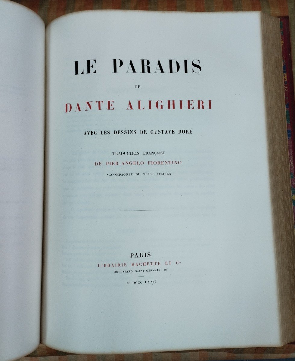 Dante / Gustave Doré "hell...paradise" 2 Volumes Hachette 1872-photo-5