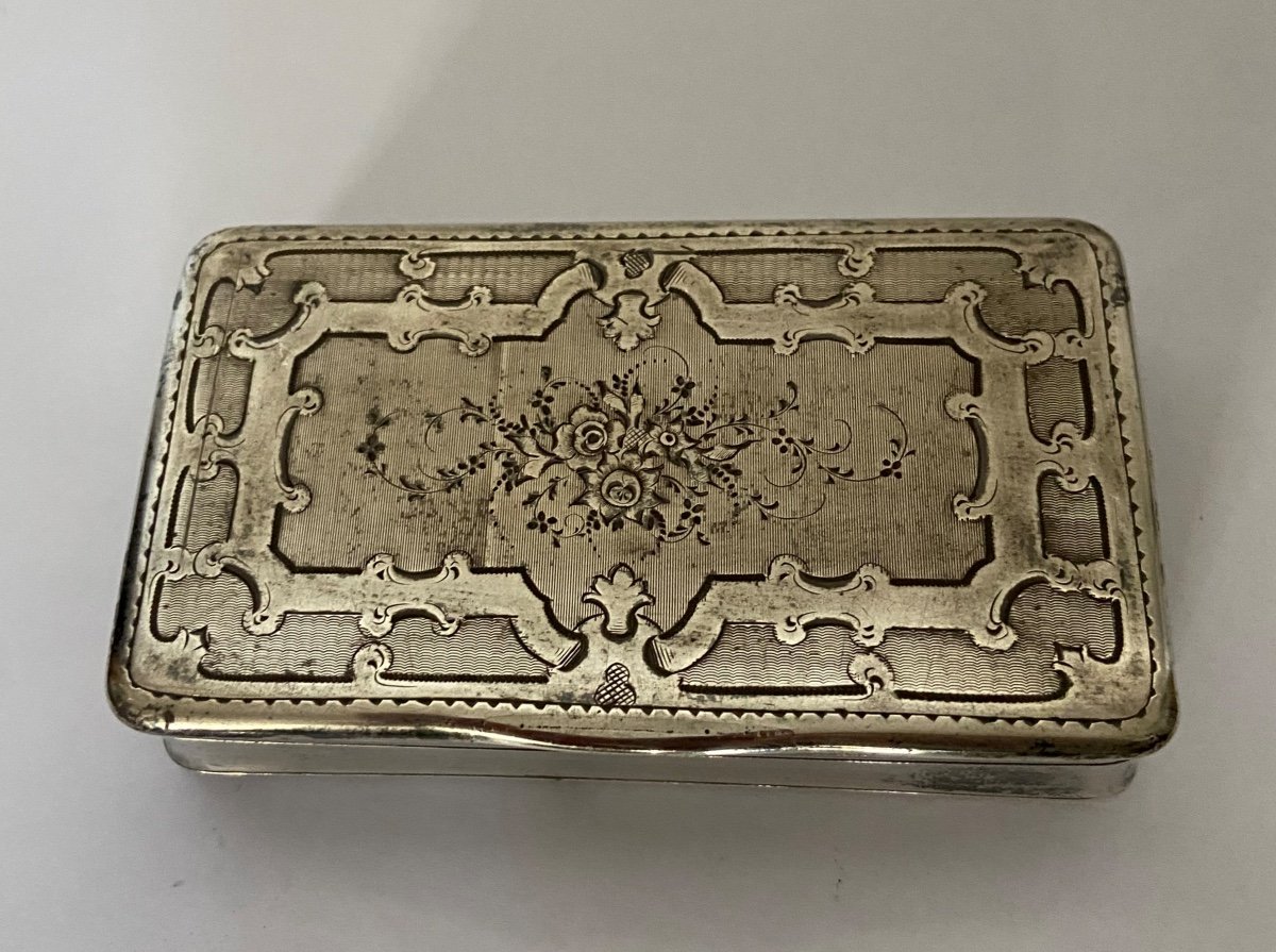 19th Century Solid Silver Box-photo-2