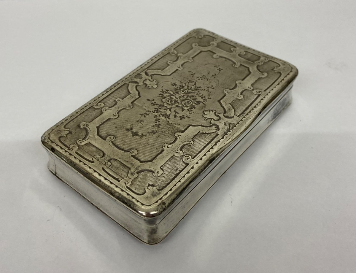 19th Century Solid Silver Box-photo-4