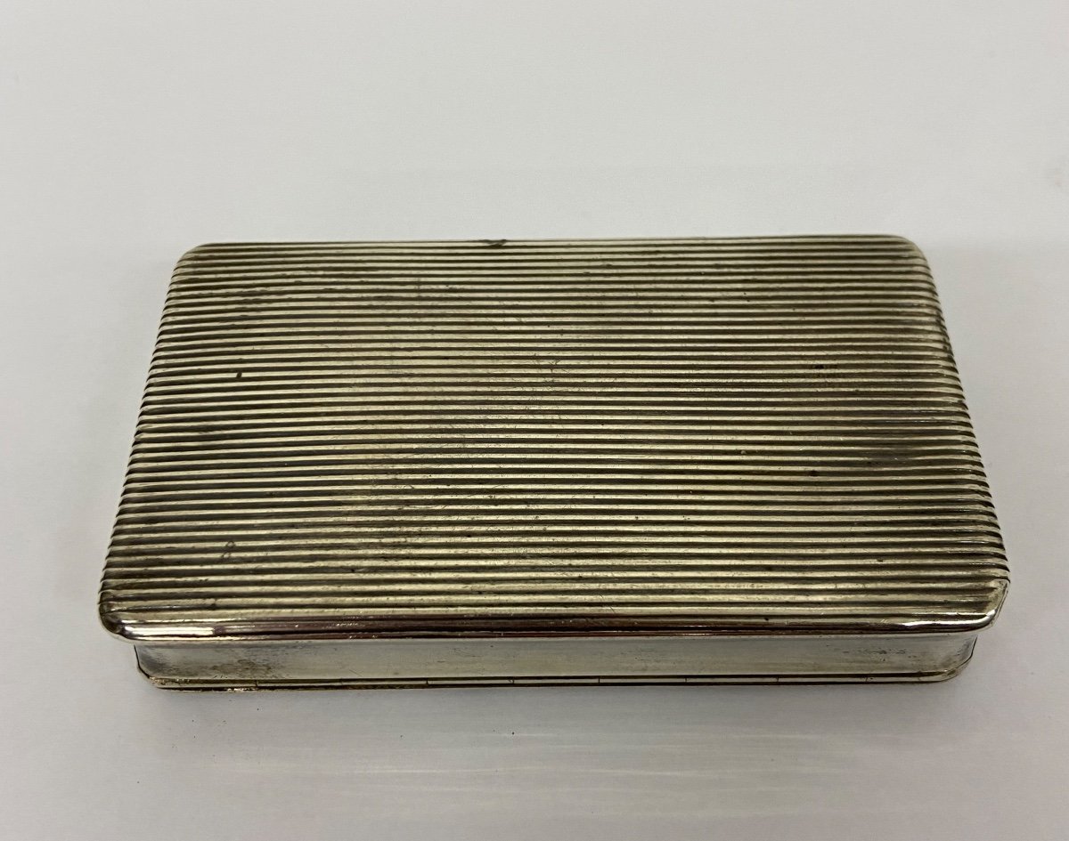 19th Century Solid Silver Box-photo-1