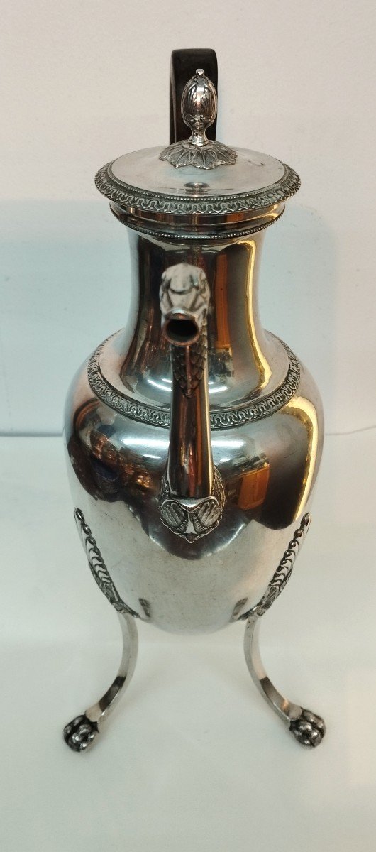 Silver Jug, Vieillard Hallmark, Empire Style, Early 19th Century-photo-3