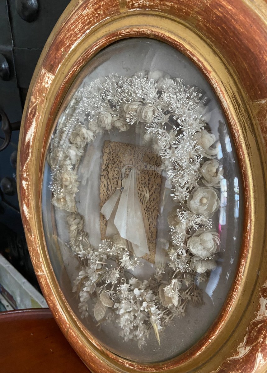  Pair Of Napoleon III Frames With Bridal Crowns -photo-3