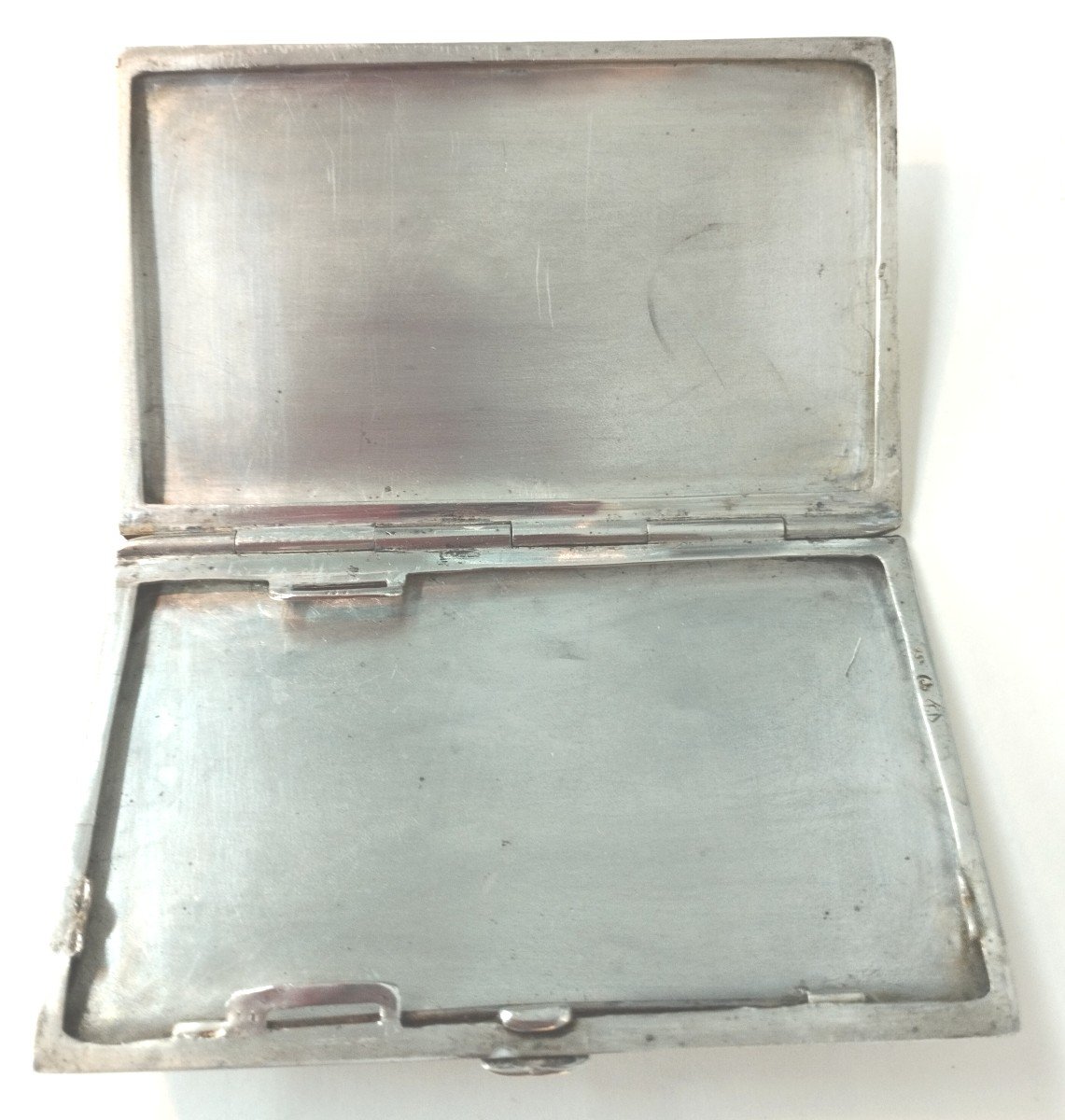 Silver Cigarette Case Germany 19th Century-photo-3