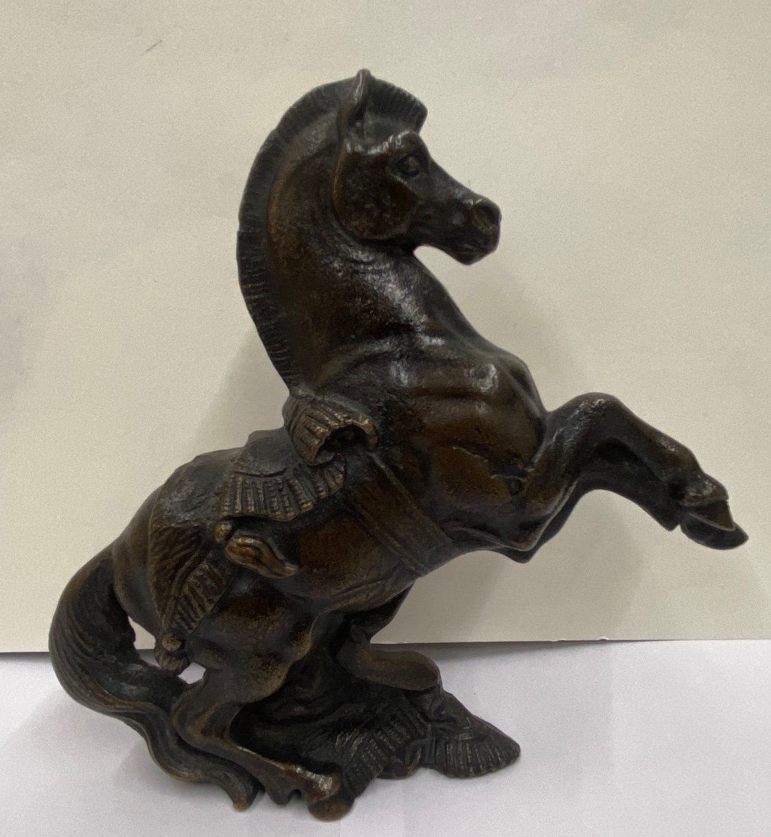 Sculpture cheval en bronze 