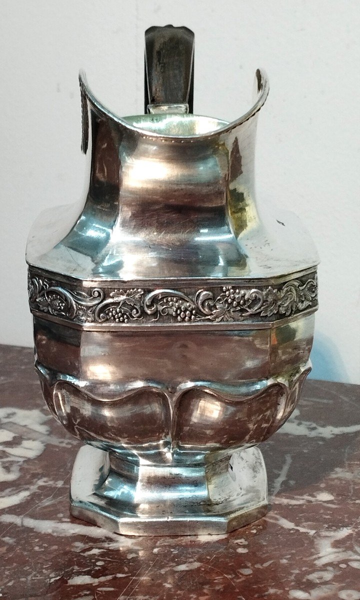 Silver Milk Jug By Goldsmith A.kovalsky, Moscow 1852-photo-4