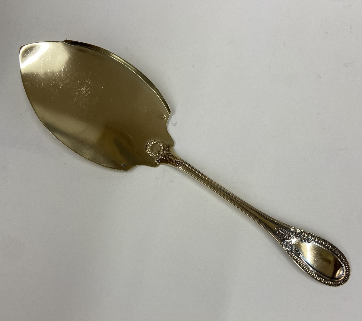 19th Century Silver Gilt Pie Server-photo-2