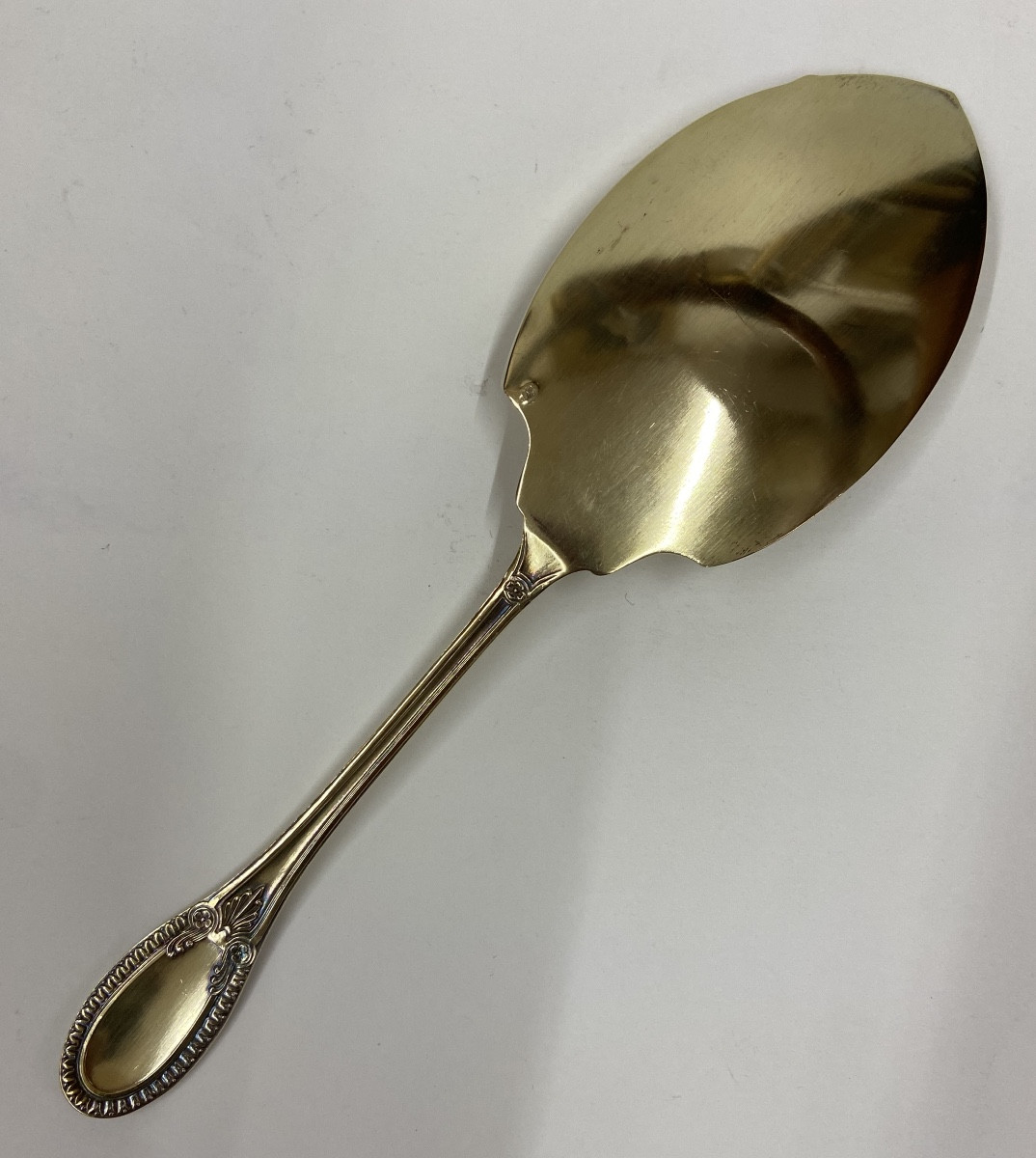 19th Century Silver Gilt Pie Server-photo-3