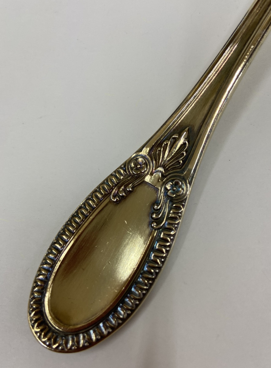 19th Century Silver Gilt Pie Server-photo-3