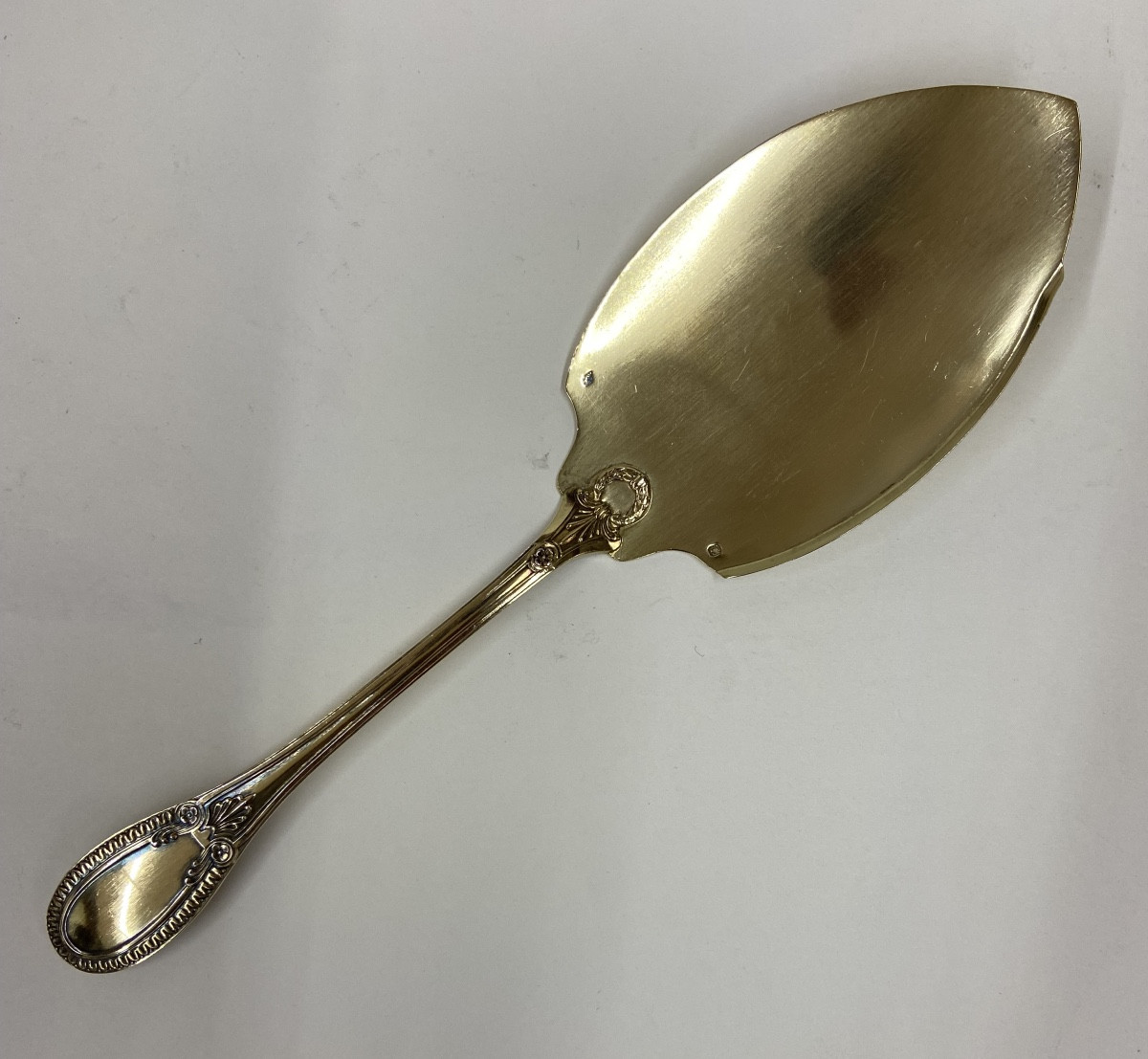 19th Century Silver Gilt Pie Server