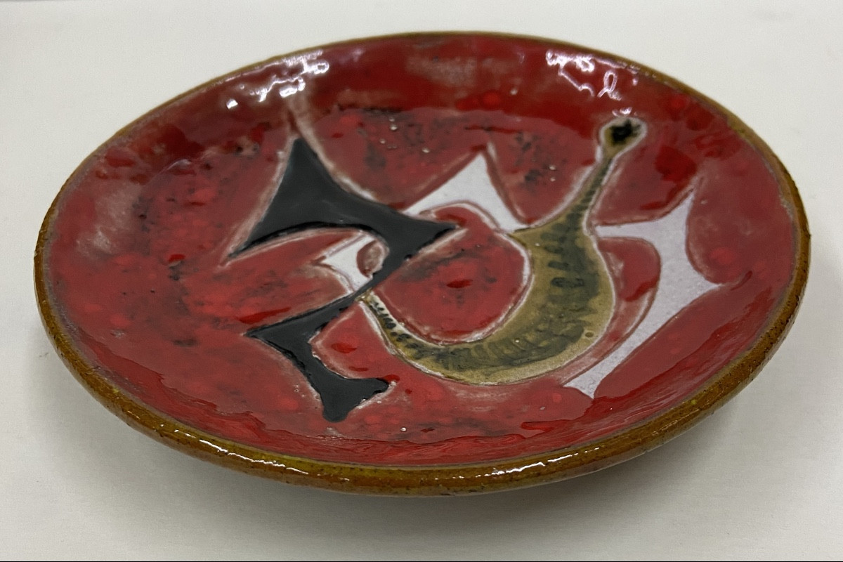 Ceramic Plate By Jean Jaffeux-photo-2