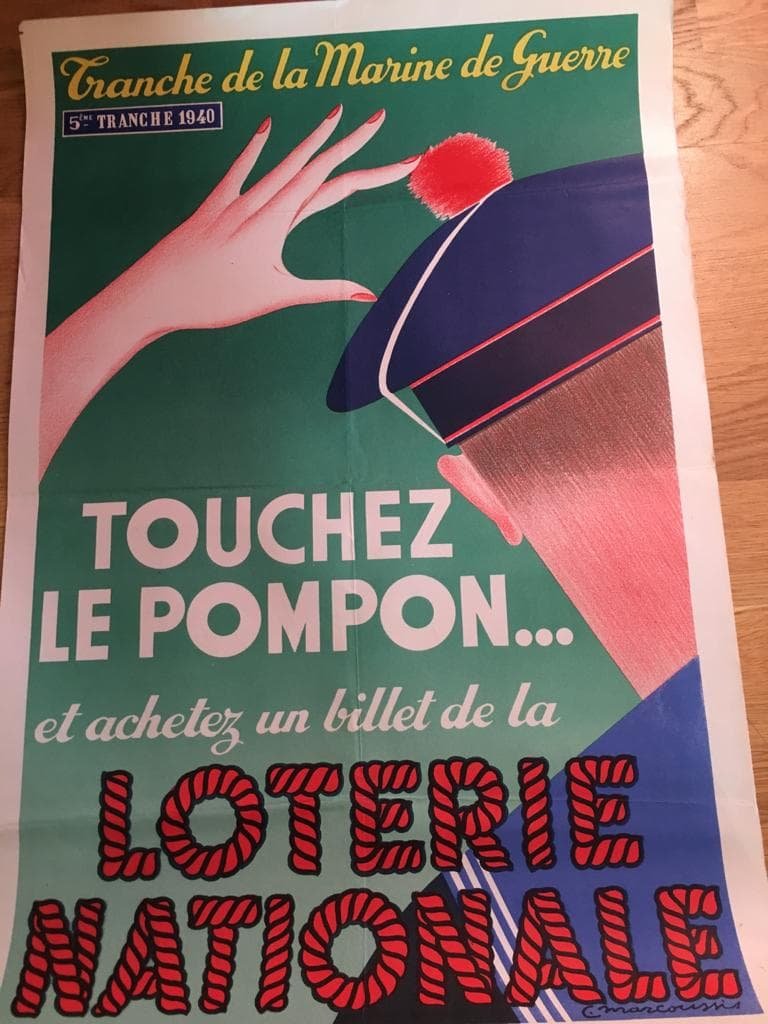 Affiche Loterie Nationale Par Louis Marcoussis-photo-3