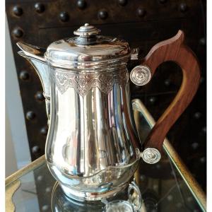 Goldsmith Tétard Frères Sterling Silver Teapot Jug