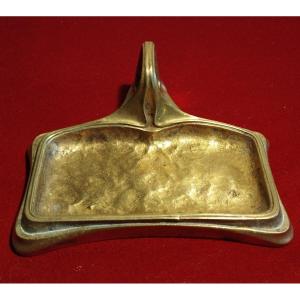 Art Nouveau Bronze Pocket Tray