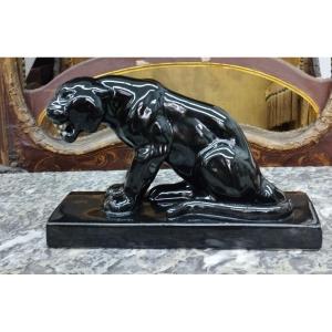 Black Panther Art Deco Ceramic